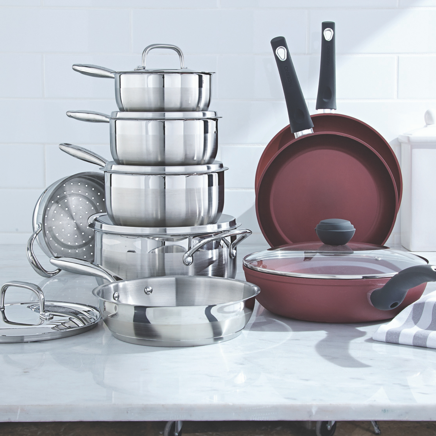 Classic 11-Piece Stainless Steel Cookware Set