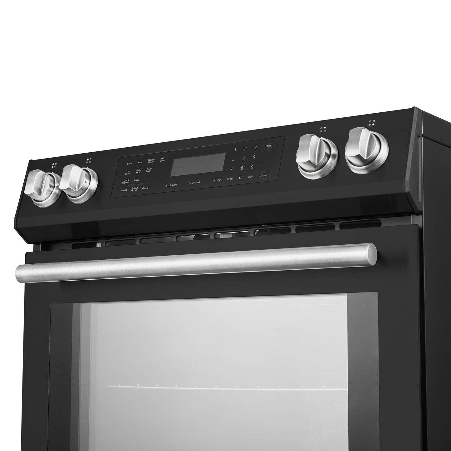 Forno Donatello Espresso 30-Inch Freestanding Induction Range, 5.0 cu. ft., Black, Includes Stainless Steel Handles (FFSIN0905-30BLK)
