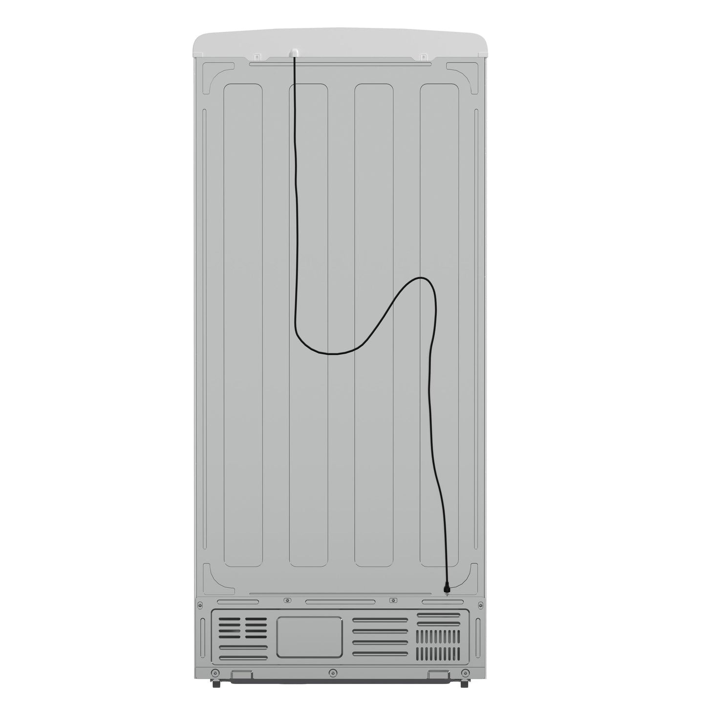 Forno Espresso Luigi 33-Inch French Door Refrigerator, 18 cu. ft., White, Antique Brass Handles, Model FFFFD1791-33WHT