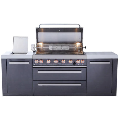 Mont Alpi 805 Black Stainless Steel Island Grill, MAi805-BSS
