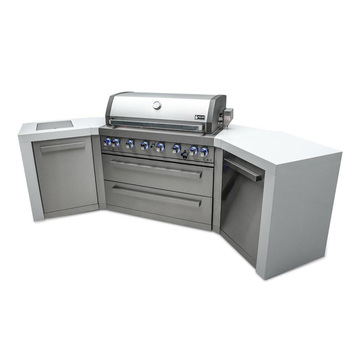 Mont Alpi 805 Deluxe Island Grill wth 45 Degree Corners, MAi805-D45