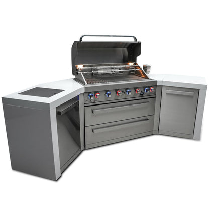 Mont Alpi 805 Deluxe Island Grill wth 45 Degree Corners, MAi805-D45