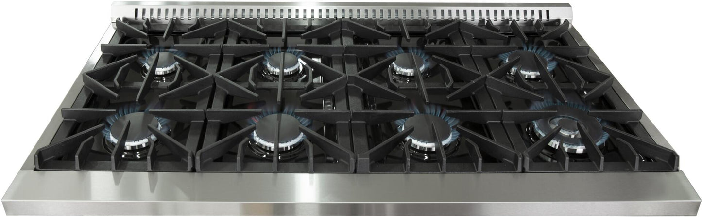FORNO Appliance Package - 48 Inch Dual Fuel Range, Wall Mount Range Hood, Microwave Drawer, Dishwasher, AP-FFSGS6156-48-6
