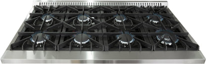FORNO Package - 48" Dual Fuel Range, Range Hood, 36" Refrigerator, Dishwasher, Microwave, Wine Cooler