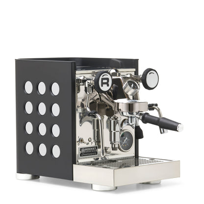 Rocket Espresso Appartamento TCA Espresso Machine - Black with Black Stripe