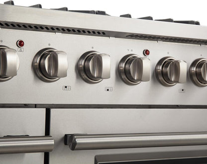 FORNO Appliance Package - 48" Gas Range, 60" Refrigerator, Microwave Drawer, Dishwasher, AP-FFSGS6244-48-26