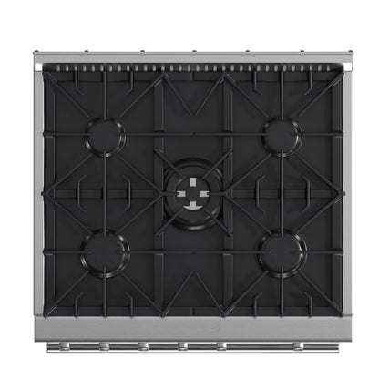 Forno Giovanni 30-Inch Freestanding Gas Range, 4.32 cu. ft. Oven, 5 Sealed Burners, Stainless Steel (Model FFSGS6274-30)