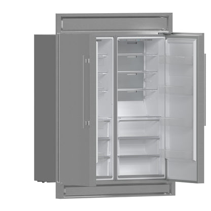 FORNO Maderno 60-Inch Convertible Refrigerator Freezer, 27.2 Cu. Ft., with Trim Kit, Model FFFFD1722-60S