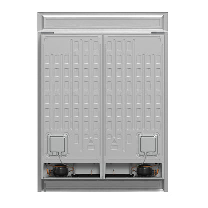 FORNO Maderno 60-Inch Convertible Refrigerator Freezer, 27.2 Cu. Ft., with Trim Kit, Model FFFFD1722-60S