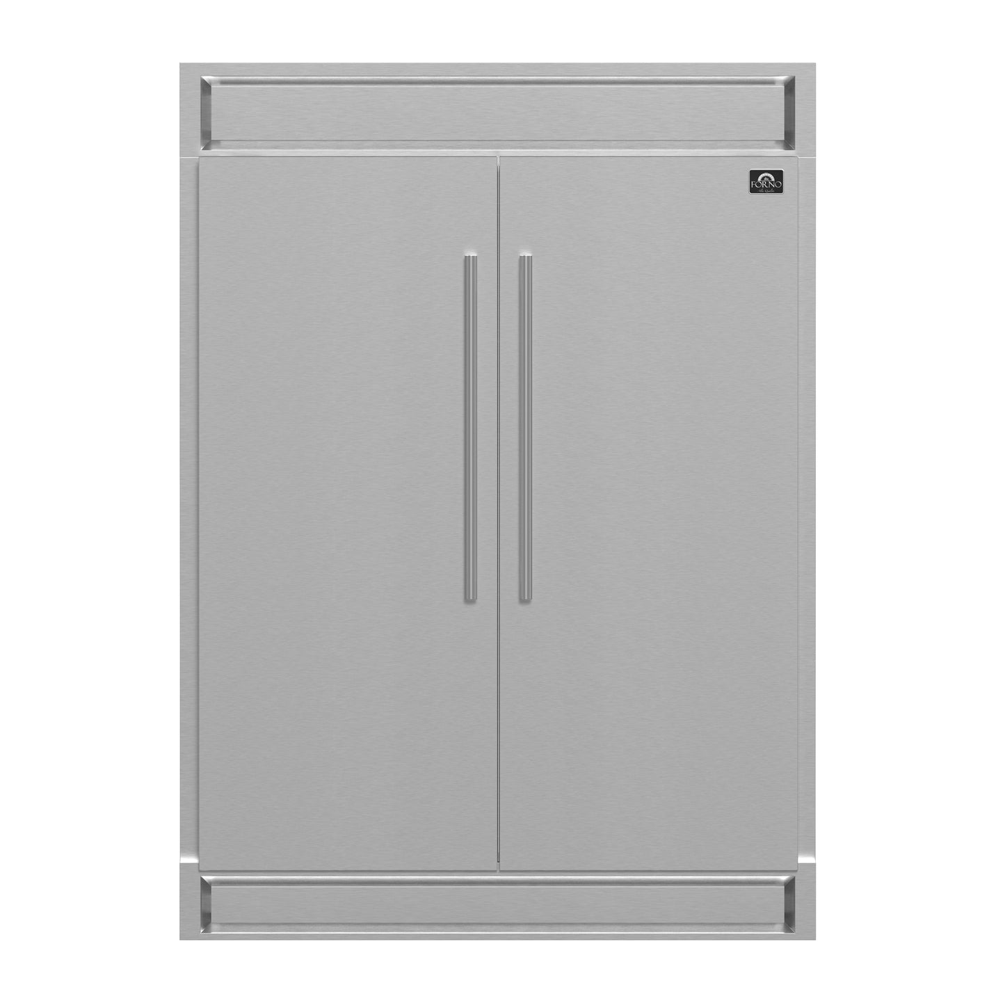 FORNO Maderno 60-Inch Convertible Refrigerator Freezer, 27.2 Cu. Ft., with Trim Kit, Model FFFFD1722-60S