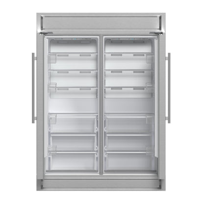 FORNO Maderno 60-Inch Convertible Refrigerator Freezer, 27.2 Cu. Ft., with Trim Kit, Model FFFFD1722-60S