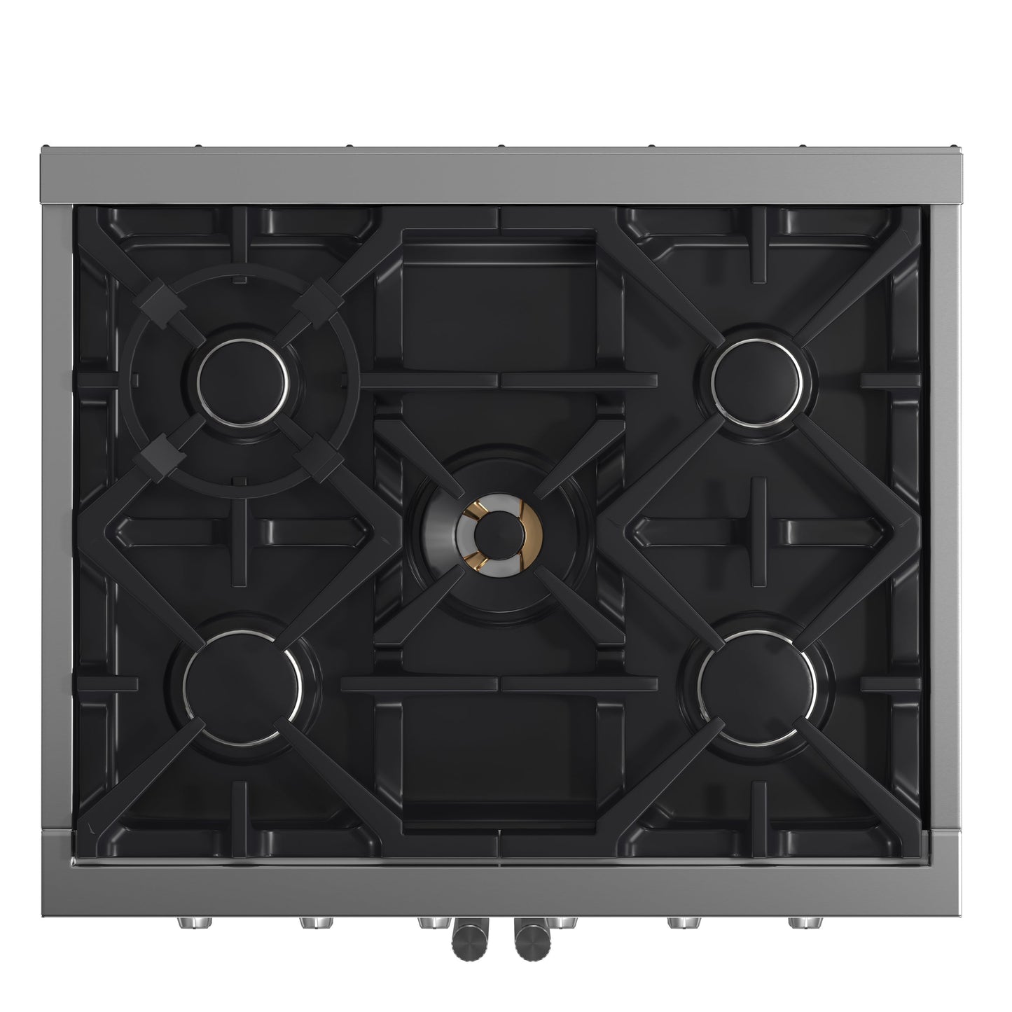 Forno Massimo 30 in. Freestanding French Door Gas Range, 4.32 cu. ft. Oven, 5 Sealed Burners (Model FFSGS6439-30)
