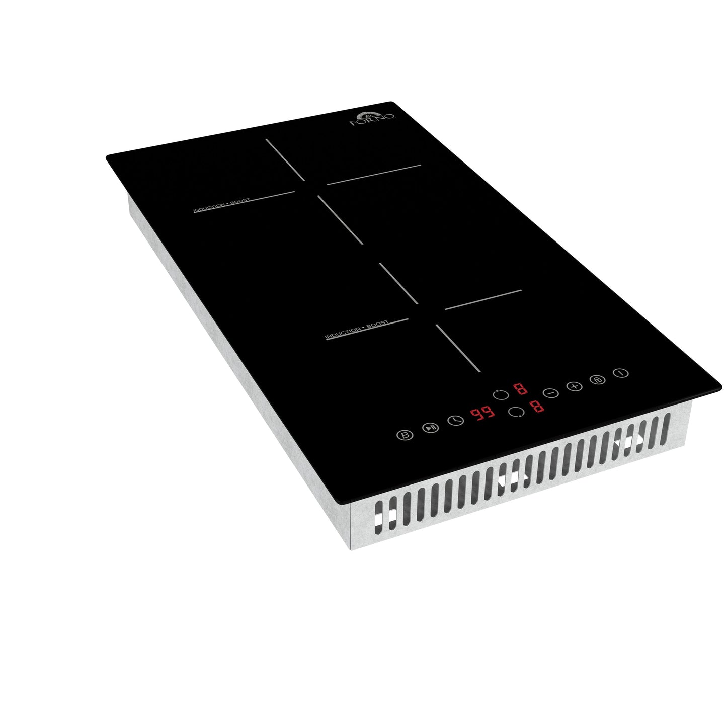 Forno Parco 12-Inch Induction Cooktop with 2 Cooking Zones, Touch Controls (Model FCTIN0583)