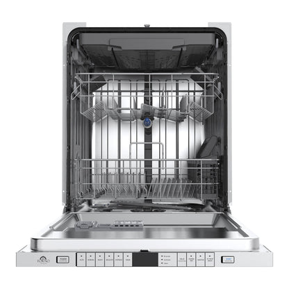 FORNO Rivestito 24-Inch Built-In Panel-Ready Dishwasher with Stainless Steel Interior, 45 dBA, ENERGY STAR, Model FDWBI8011-24