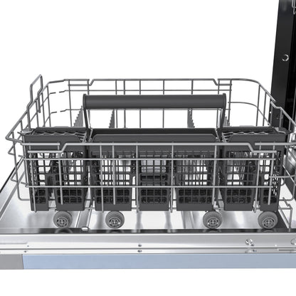 FORNO Rivestito 24-Inch Built-In Panel-Ready Dishwasher with Stainless Steel Interior, 45 dBA, ENERGY STAR, Model FDWBI8011-24