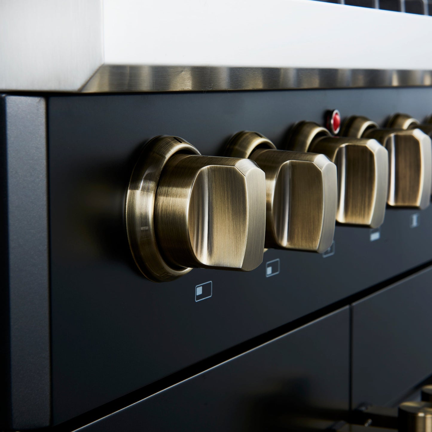 Forno Galiano 30-Inch Dual Fuel Range, 4.32 cu. ft., 5 Sealed Burners, French Door Oven, Black with Antique Brass Accents (Model FFSGS6356-30BLK)