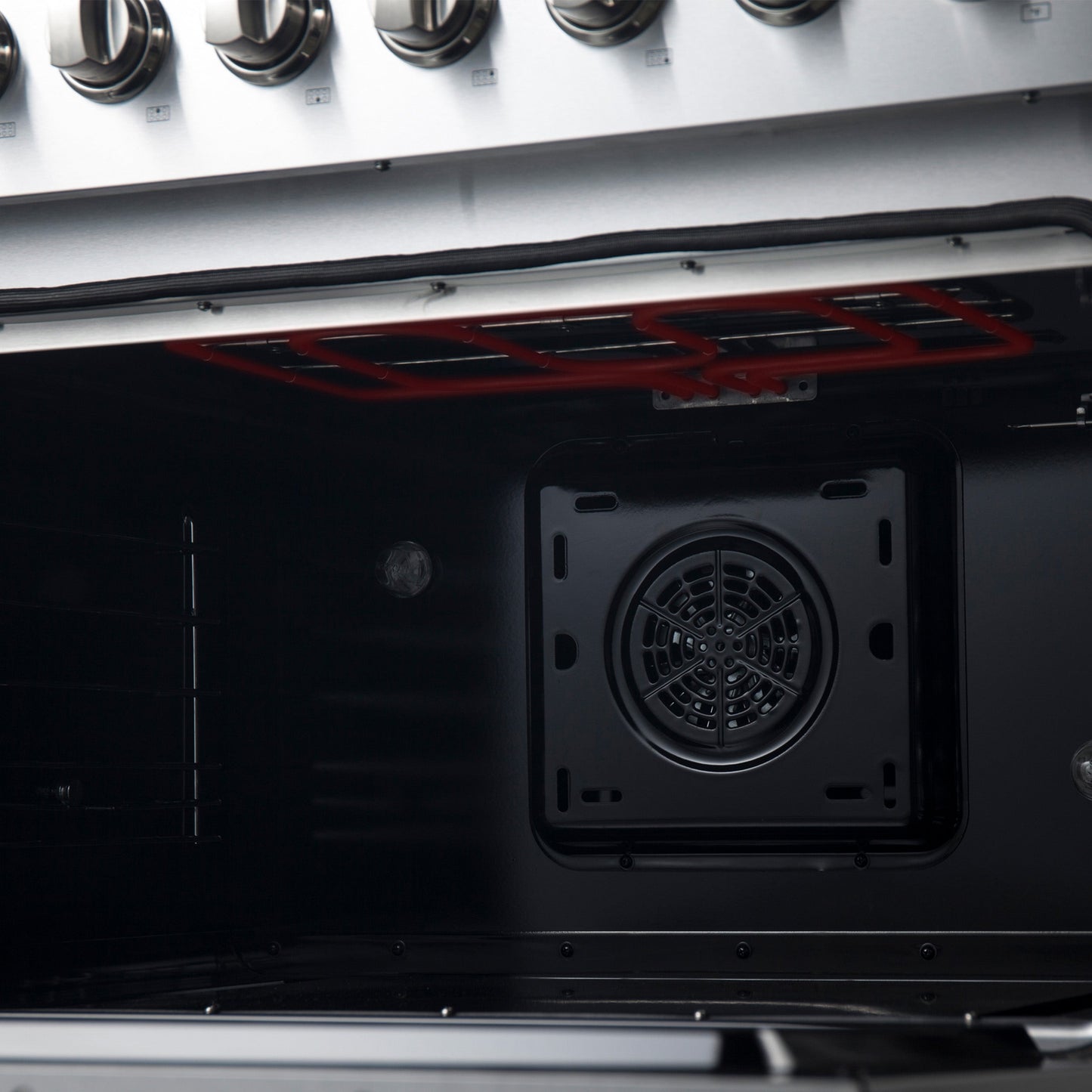 Forno Marco 36-Inch Dual Fuel Range, 5.36 cu. ft. Oven, 6 Sealed Burners, Stainless Steel (Model FFSGS6197-36)