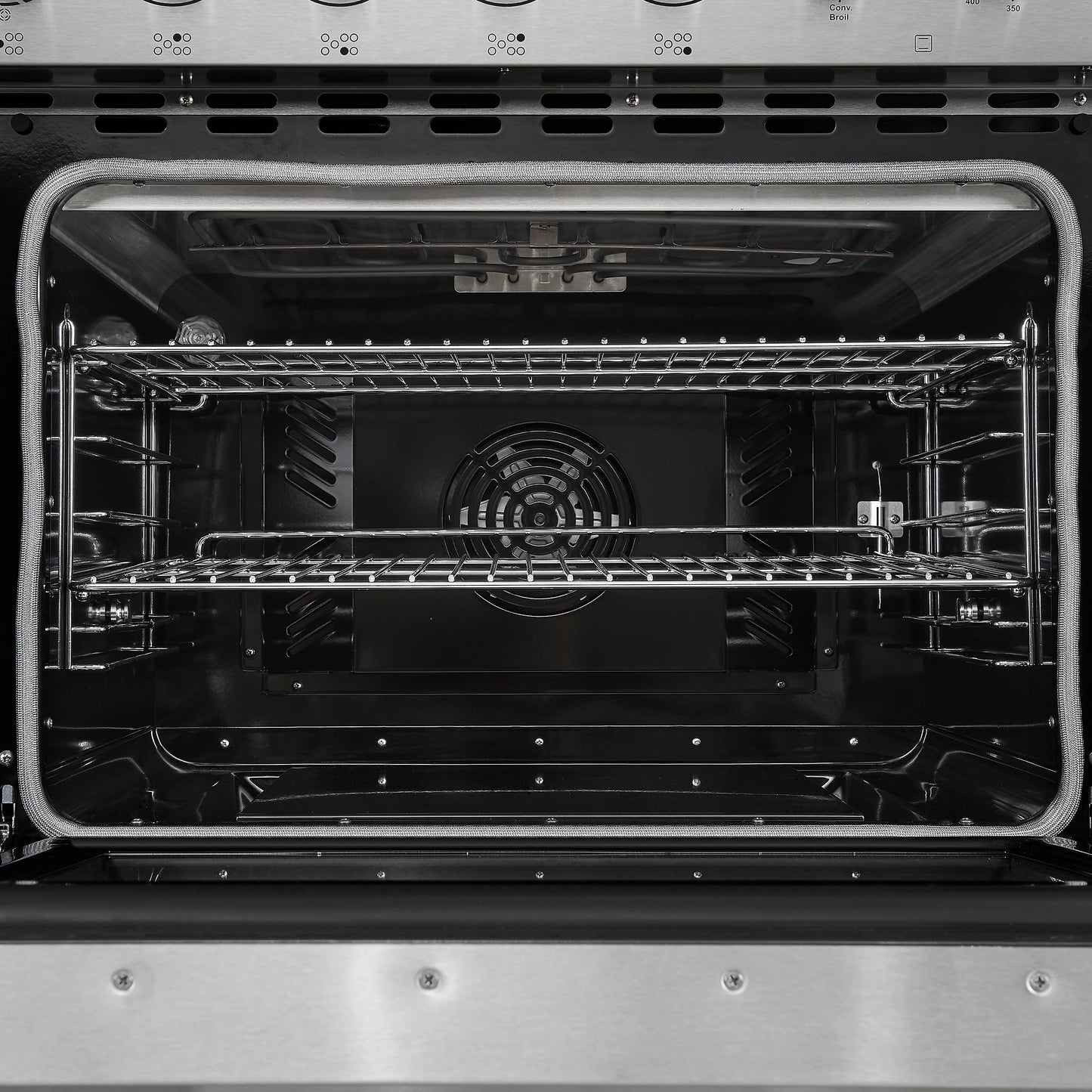 Forno Paolo 48-Inch Freestanding Electric Range with True Convection Oven, 6.7 cu. ft., Stainless Steel (Model FFSEL6011-48)