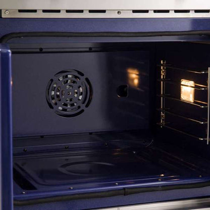 FORNO Gallico 30-Inch Electric Single Wall Oven, 3.58 cu ft, French Door, Air Fry, Sous Vide, Self Clean, Telescopic Racks (Model FBOEL1371-30)