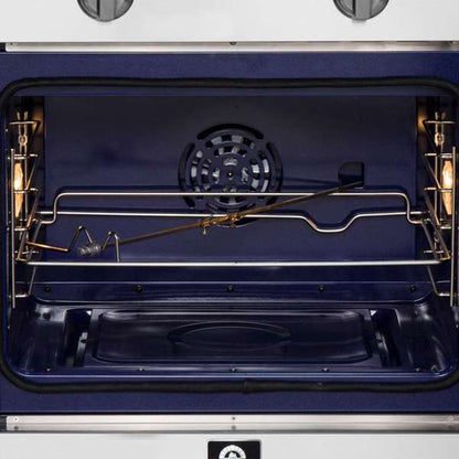 FORNO Gallico 30-Inch Electric Single Wall Oven, 3.58 cu ft, French Door, Air Fry, Sous Vide, Self Clean, Telescopic Racks (Model FBOEL1371-30)