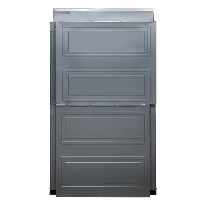 FORNO Gallico 30-Inch French Door Double Electric Wall Oven, 7.36 Cu. Ft., Air Fry, Self-Clean, Sous Vide, Telescopic Racks, Model FBOEL1388-30