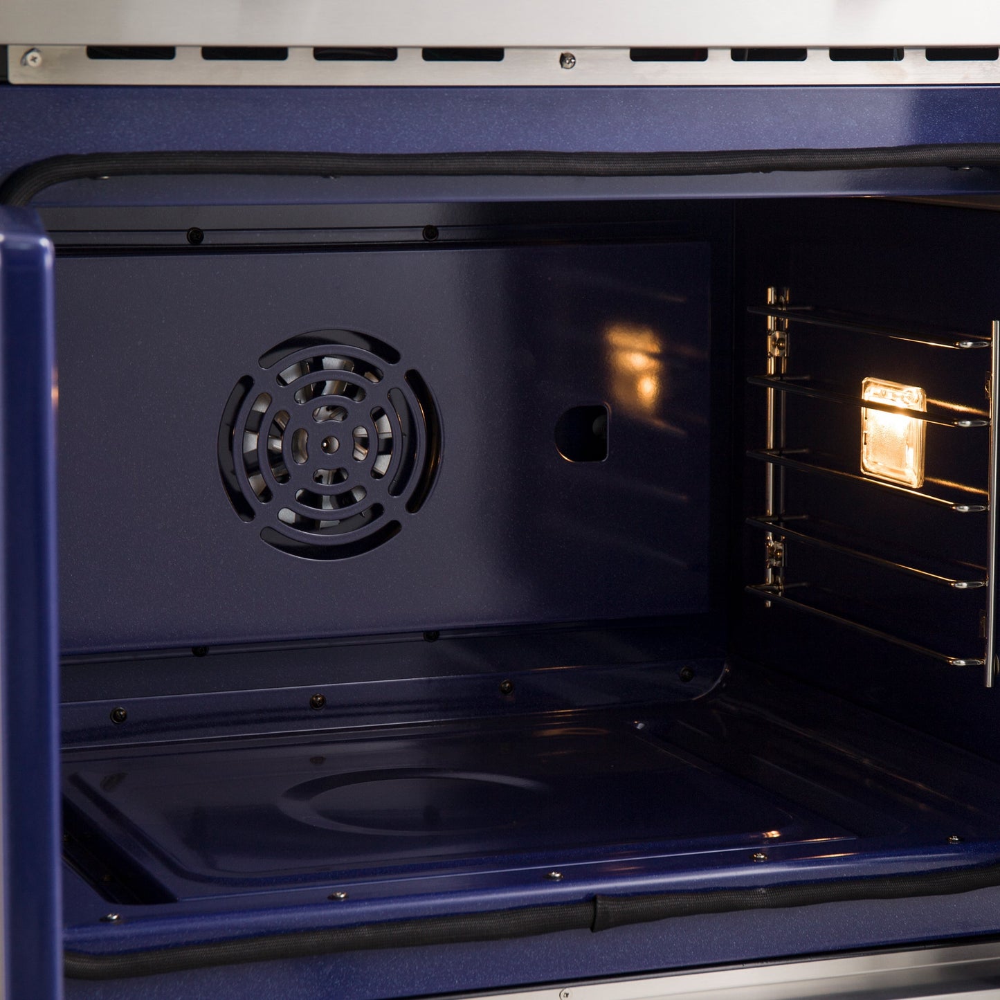 FORNO Gallico 30-Inch French Door Double Electric Wall Oven, 7.36 Cu. Ft., Air Fry, Self-Clean, Sous Vide, Telescopic Racks, Model FBOEL1388-30