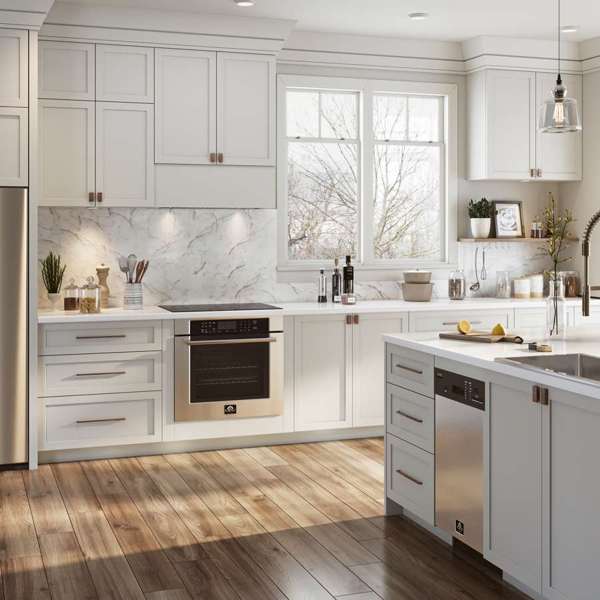FORNO Villarosa 30-Inch Built-In Single Wall Oven, Stainless Steel, Self-Cleaning, Model FBOEL1358-30