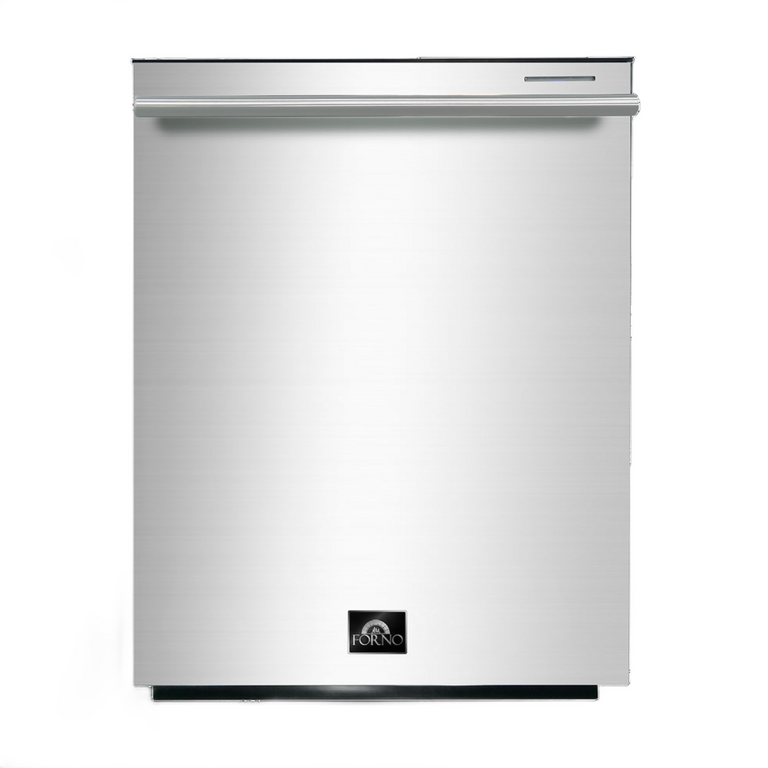 FORNO Espresso Package - 30" Electric Range, Refrigerator and Dishwasher in Stainless Steel