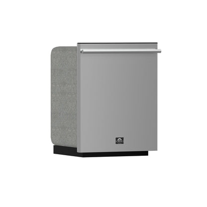 FORNO Pozzo 24-Inch Built-In Tall Tub Dishwasher, Stainless Steel (Model FDWBI8067-24S)