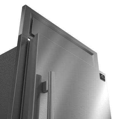 Forno Maderno 28" Convertible Refrigerator/Freezer, 13.6 cu. ft., Right Swing, Modern Trim Kit, Model FFFFD1722-32RS