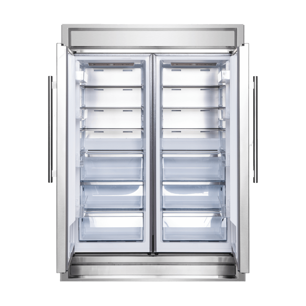 FORNO Appliance Package - 48" Gas Range, 60" Refrigerator, Microwave Drawer, Dishwasher, AP-FFSGS6244-48-26