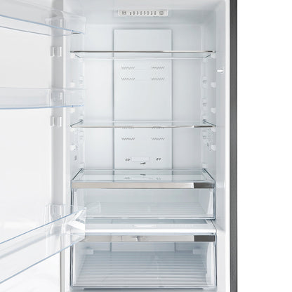 Forno Guardia 46.8-Inch Side-by-Side Refrigerator with Bottom Freezer, 21.6 cu ft, Stainless Steel (Model FFFFD1778-48)