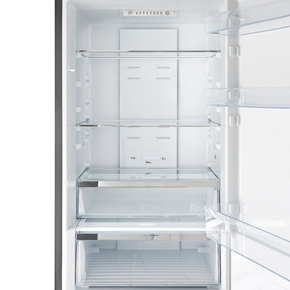Forno Guardia 46.8-Inch Side-by-Side Refrigerator with Bottom Freezer, 21.6 cu ft, Stainless Steel (Model FFFFD1778-48)