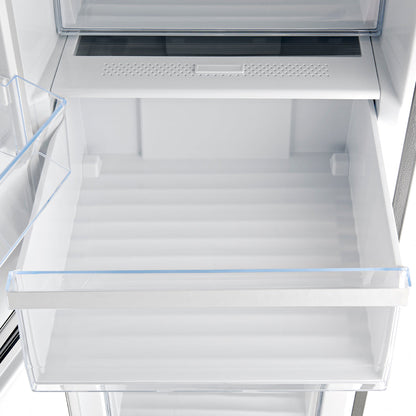 Forno Guardia 46.8-Inch Side-by-Side Refrigerator with Bottom Freezer, 21.6 cu ft, Stainless Steel (Model FFFFD1778-48)