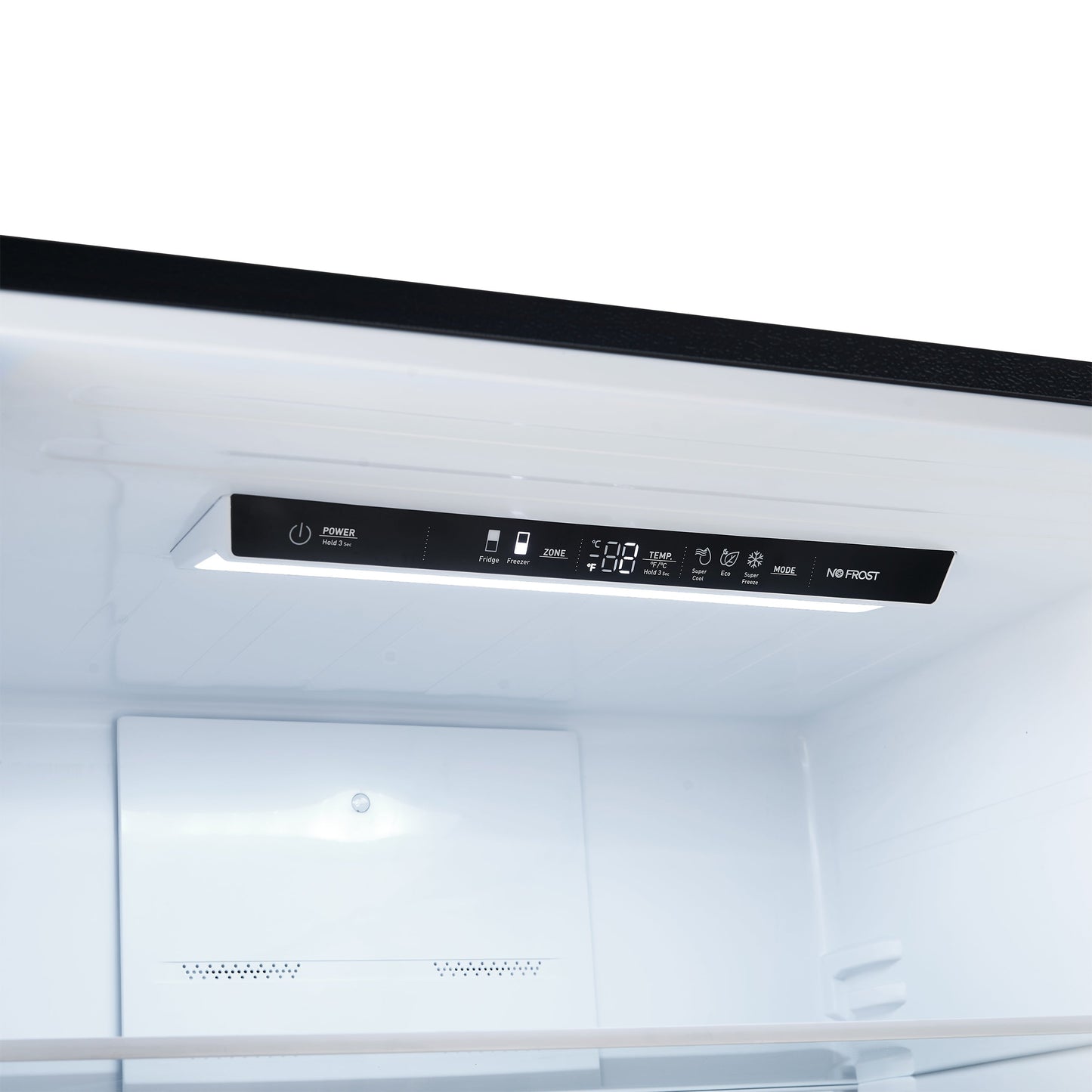 Forno Milano 31 in. Bottom Freezer Refrigerator, 17.2 cu ft, Right-Hinged Door, Black with Stainless Steel Handles (Model FFFFD1785-31BLK)
