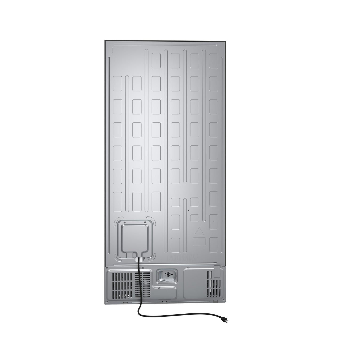 Forno Espresso Milano 31-Inch French Door Refrigerator with Bottom Freezer, 17.2 cu ft, Right-Hinged, Black with Antique Brass Handles (Model FFFFD1785-31BLK)