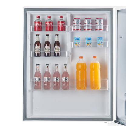 Forno Espresso Milano 31 in French Door Refrigerator with Bottom Freezer, 17.2 cu ft, Left Swing, Ice Maker, White Finish, Includes Stainless Steel Handles (Model FFFFD1786-31WHT)