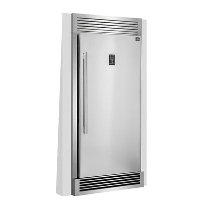 Forno Rizzuto 32 in. Built-In Dual Zone Refrigerator/Freezer, 13.8 cu ft, Right-Hinge, Stainless Steel with Grill Trim (FFFFD1933-32RS)