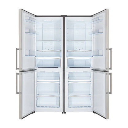 FORNO Appliance Package - 48" Dual Fuel Range, 48" Range Hood, 48" Refrigerator, AP-FFSGS6156-48-10