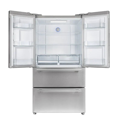 FORNO Appliance Package - 36" Gas Range, Dishwasher, 36" Refrigerator, FBDL-004-01CAUS