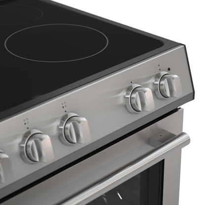 Forno Leonardo 30 in. Freestanding Electric Range, 5.0 cu. ft., Stainless Steel (FFSEL6012-30)