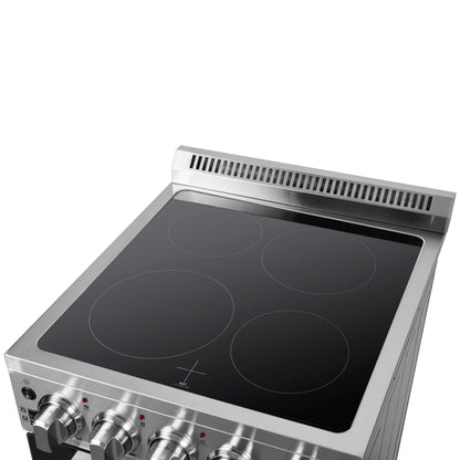 Forno Pallerno 20 in. Freestanding Electric Range, 2.05 cu. ft., 4 Elements, Stainless Steel (Model FFSEL6052-20)