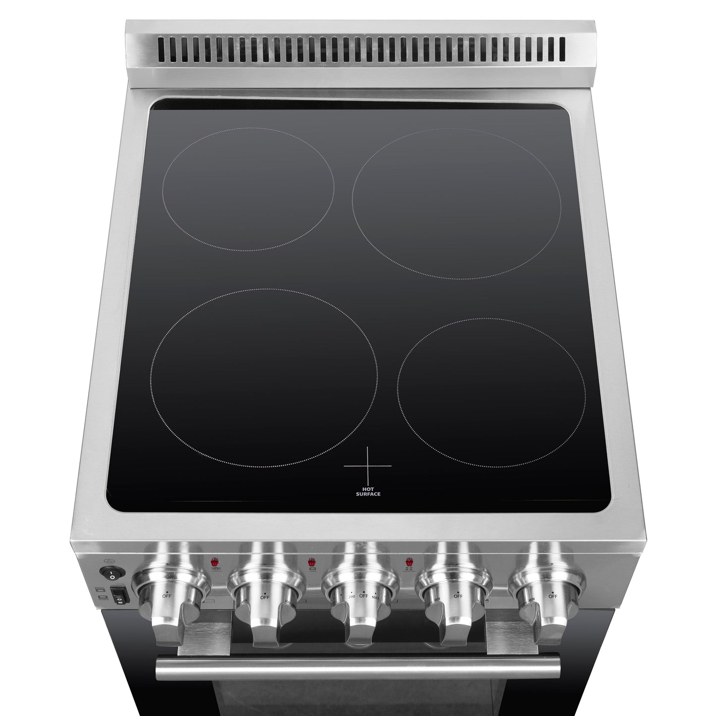 Forno Pallerno 20 in. Freestanding Electric Range, 2.05 cu. ft., 4 Elements, Stainless Steel (Model FFSEL6052-20)