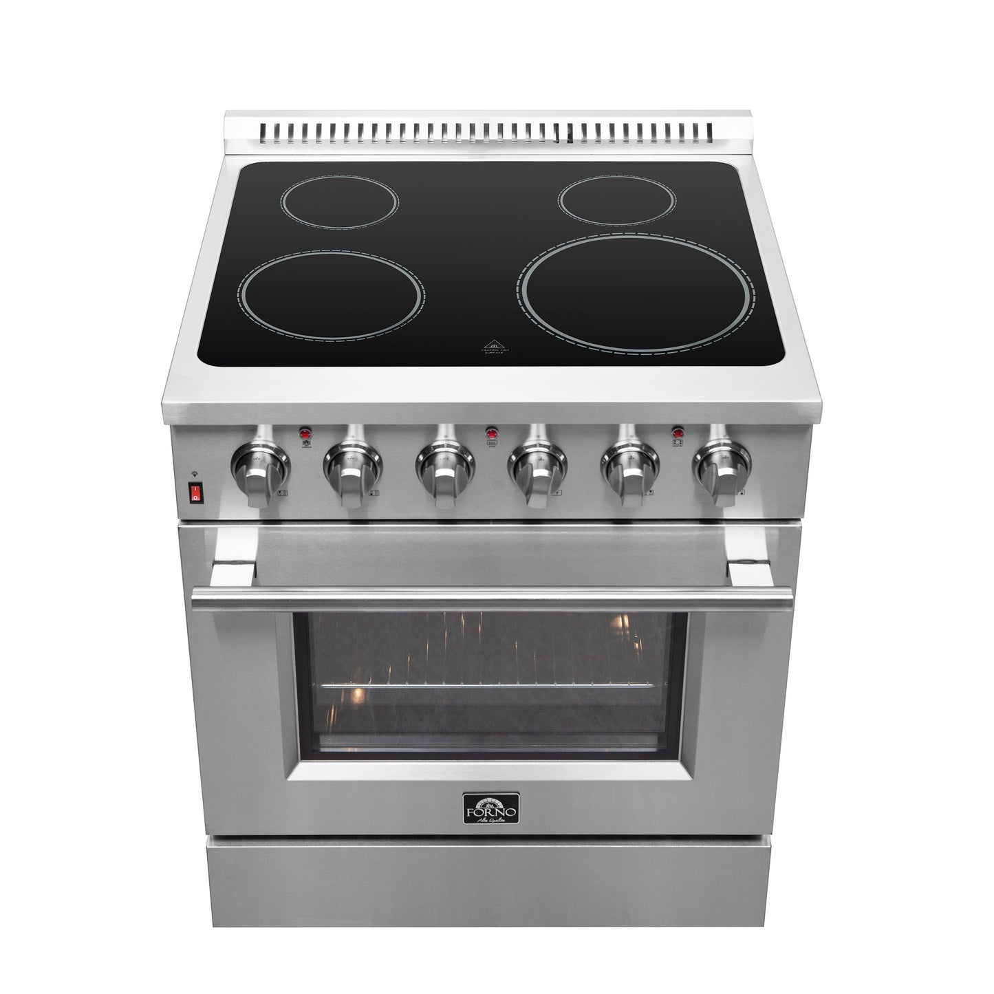 Forno Galiano 30 in. 4.32 cu. ft. Freestanding Electric Range with 4 Radiant Elements in Stainless Steel (FFSEL6083-30)