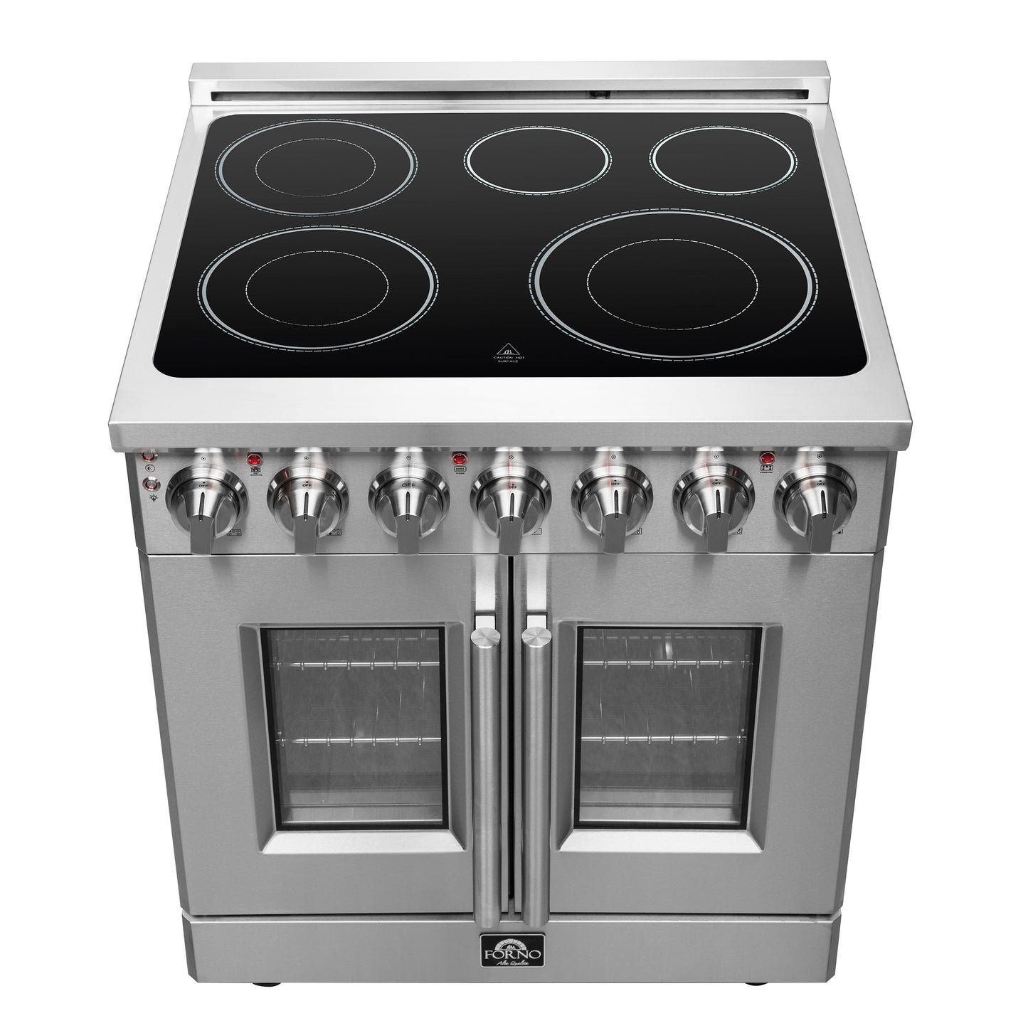 Forno Massimo 30 in. 4.32 cu. ft. Freestanding Electric Range with French Door and 5 Radiant Elements (Model FFSEL6955-30)