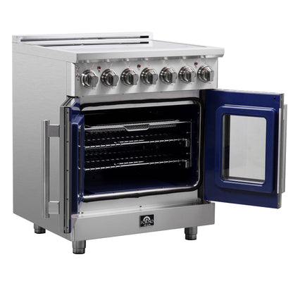 Forno Massimo 30 in. 4.32 cu. ft. Freestanding Electric Range with French Door and 5 Radiant Elements (Model FFSEL6955-30)