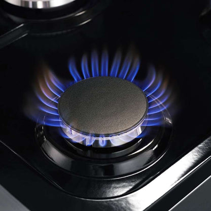 FORNO Massimo 36 in. Freestanding Dual Fuel Range with 6 Sealed Burners, 5.36 cu. ft. Electric Oven, Griddle, Wok Ring, and Air Fry Kit in Stainless Steel (Model FFSGS6125-36)