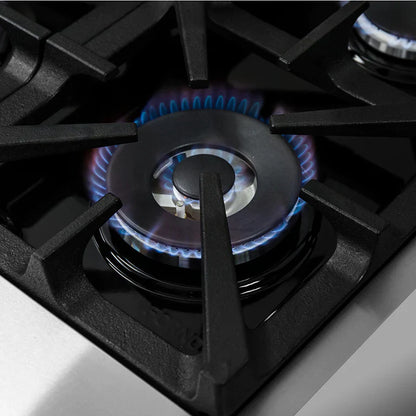FORNO Appliance Package - 48" Gas Range, Wall Mount Range Hood, AP-FFSGS6239-48