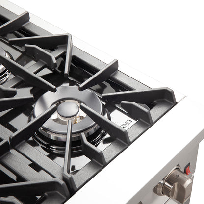 Forno Galiano 36 in. Freestanding Gas Range with 6 Sealed Burners, 5.36 cu. ft. Oven, Stainless Steel (FFSGS6244-36)