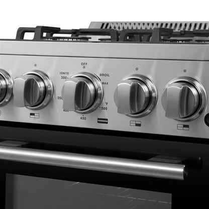 Forno Lamazze 20 in. Freestanding Gas Range, 2.05 cu. ft., 4 Sealed Burners, Stainless Steel (Model FFSGS6265-20)
